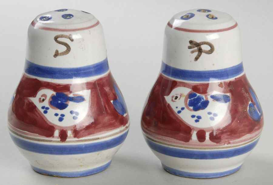 VIE86 Salt & Pepper Set by Vietri (Italy)-1