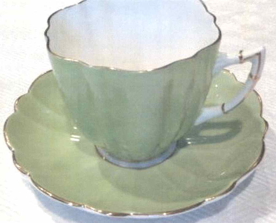 382-7 Footed Cup & Saucer Set by Cartwright & Edwards-1