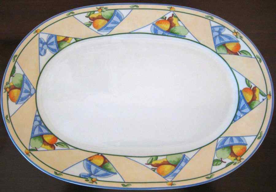 Aquarius 13" Oval Serving Platter by Vanstahl-1