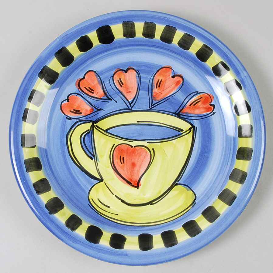 VIE87 Dinner Plate by Vietri (Italy)-1