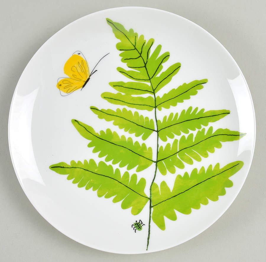 Papillion Dream Salad Plate by Vera Neumann-1