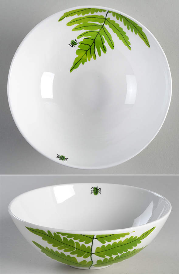 Papillion Dream Soup/Cereal Bowl by Vera Neumann-1