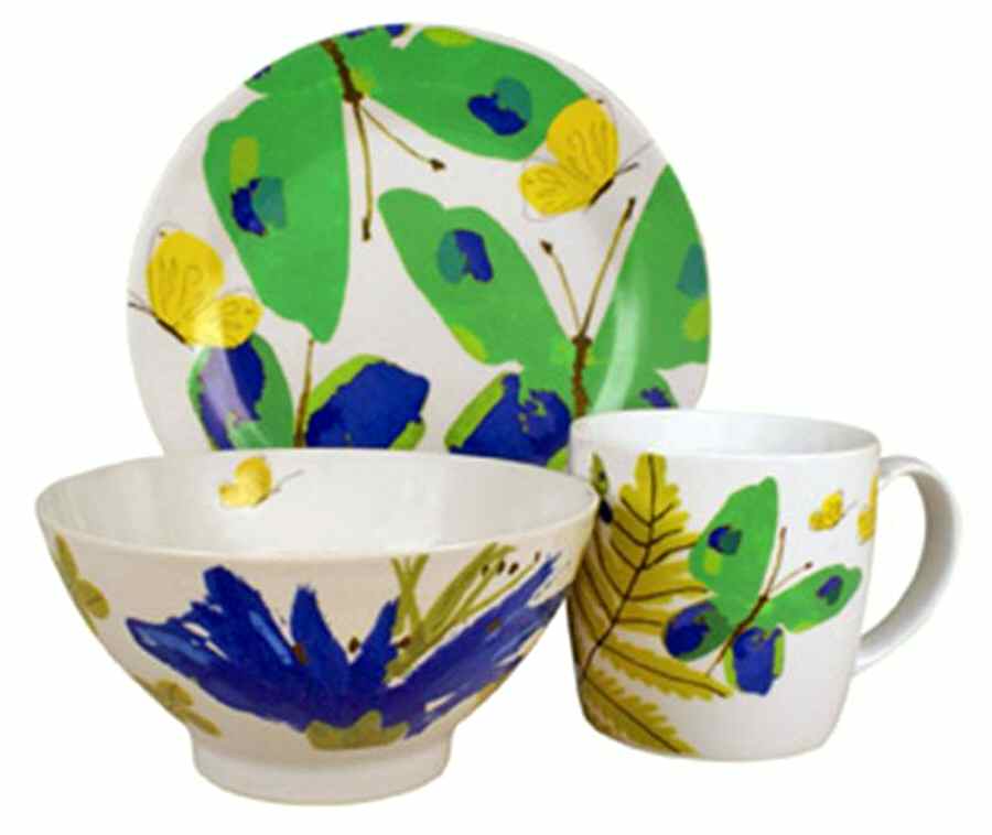 Papillion Dream Luncheon Plate by Vera Neumann-1