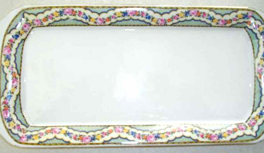 298 Large Sandwich Tray by Victoria (Czech)-1