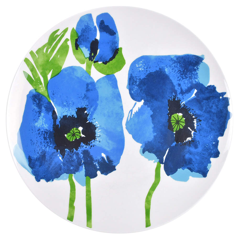 Indigo Garden Dinner Plate by Vera Neumann-1