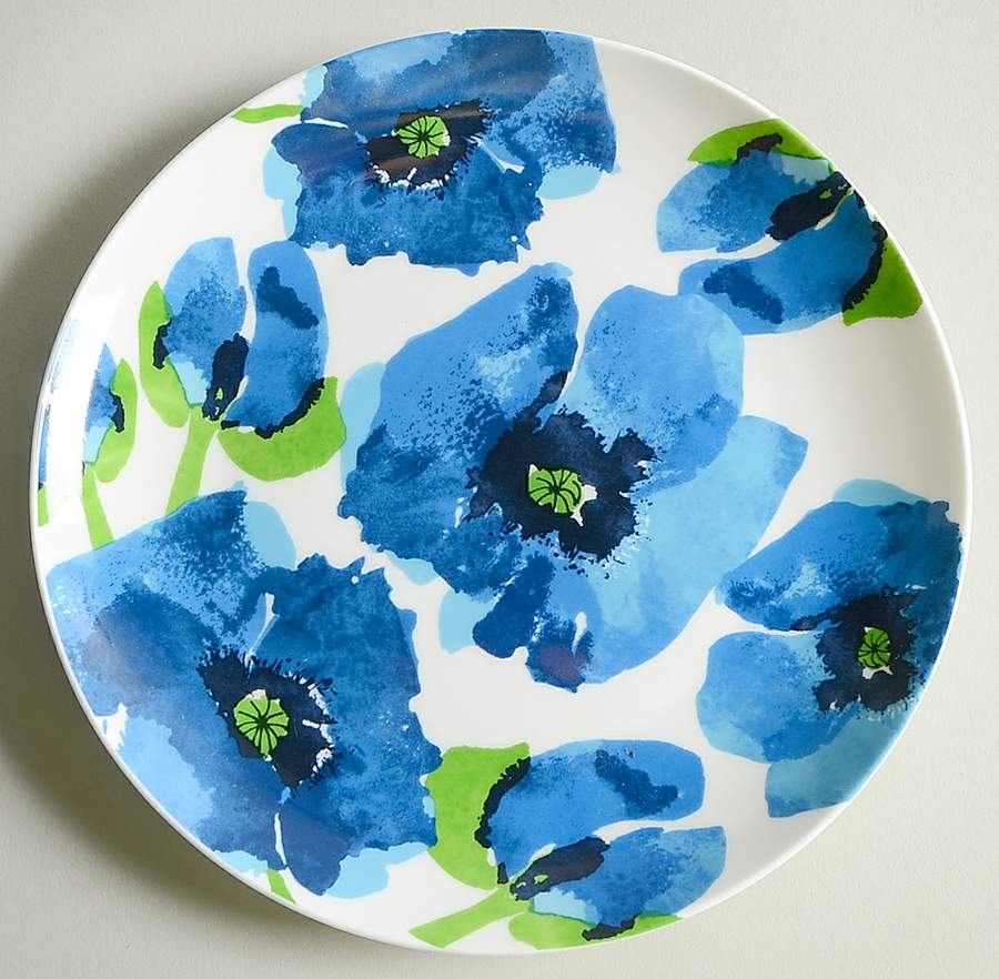Indigo Garden Salad Plate by Vera Neumann-1