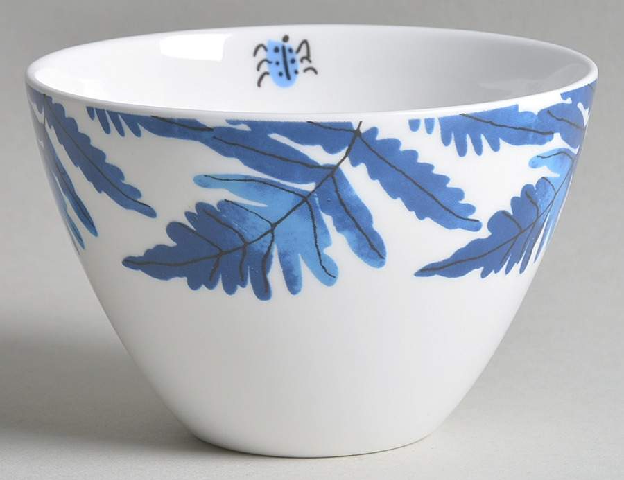 Indigo Garden Condiment Bowl by Vera Neumann-1