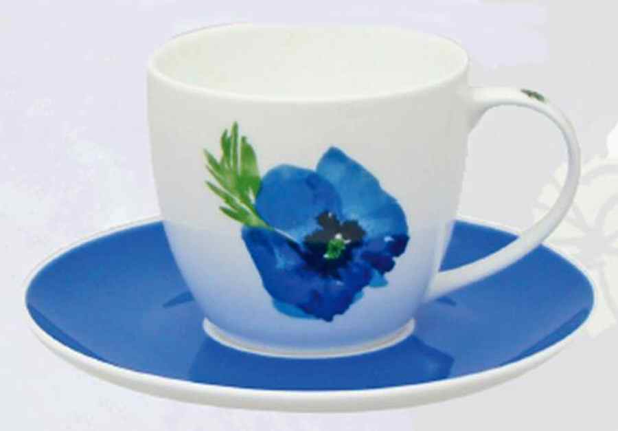 Accessories Flat Cup & Saucer Set by Vera Neumann-1