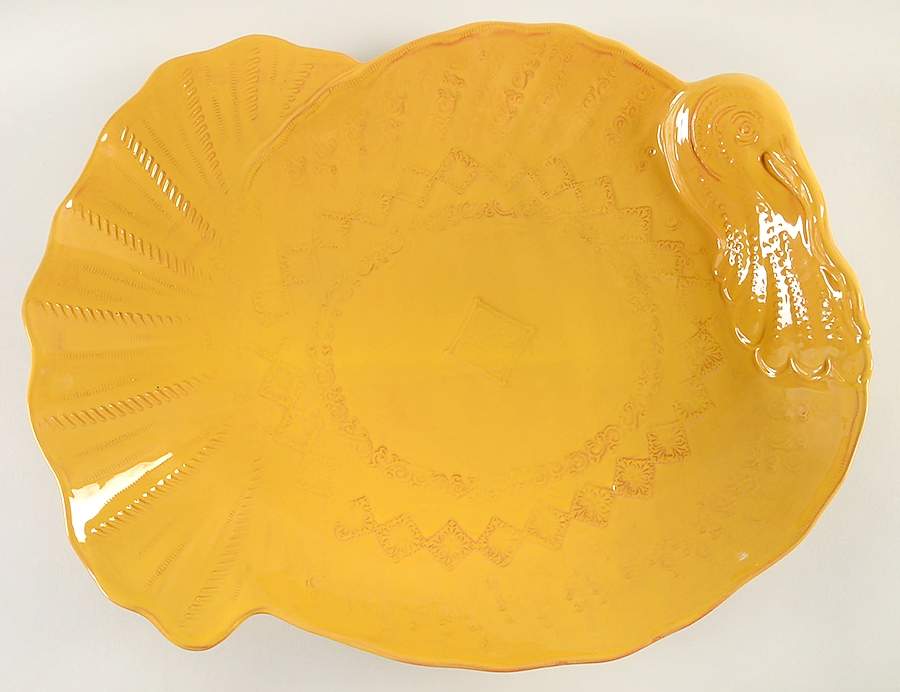Bellezza Turkey 18" Oval Serving Platter by Vietri (Italy)-1
