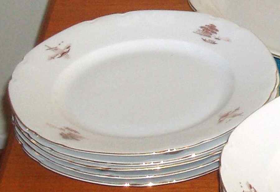VIT347 Dinner Plate by Victoria (Czech)-1