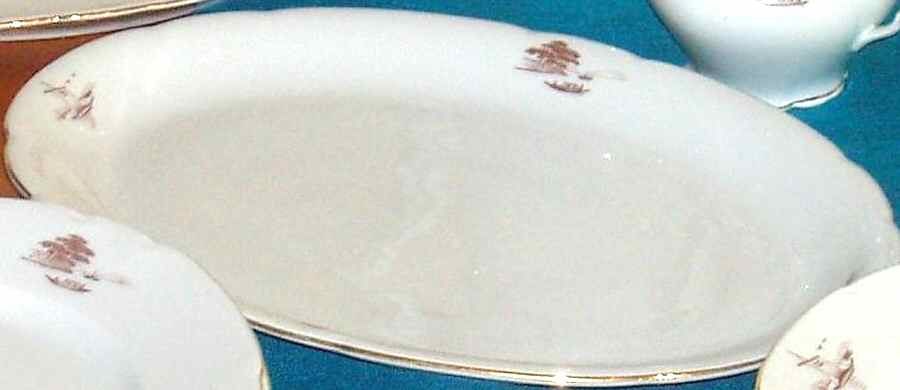 VIT347 14" Oval Serving Platter by Victoria (Czech)-1