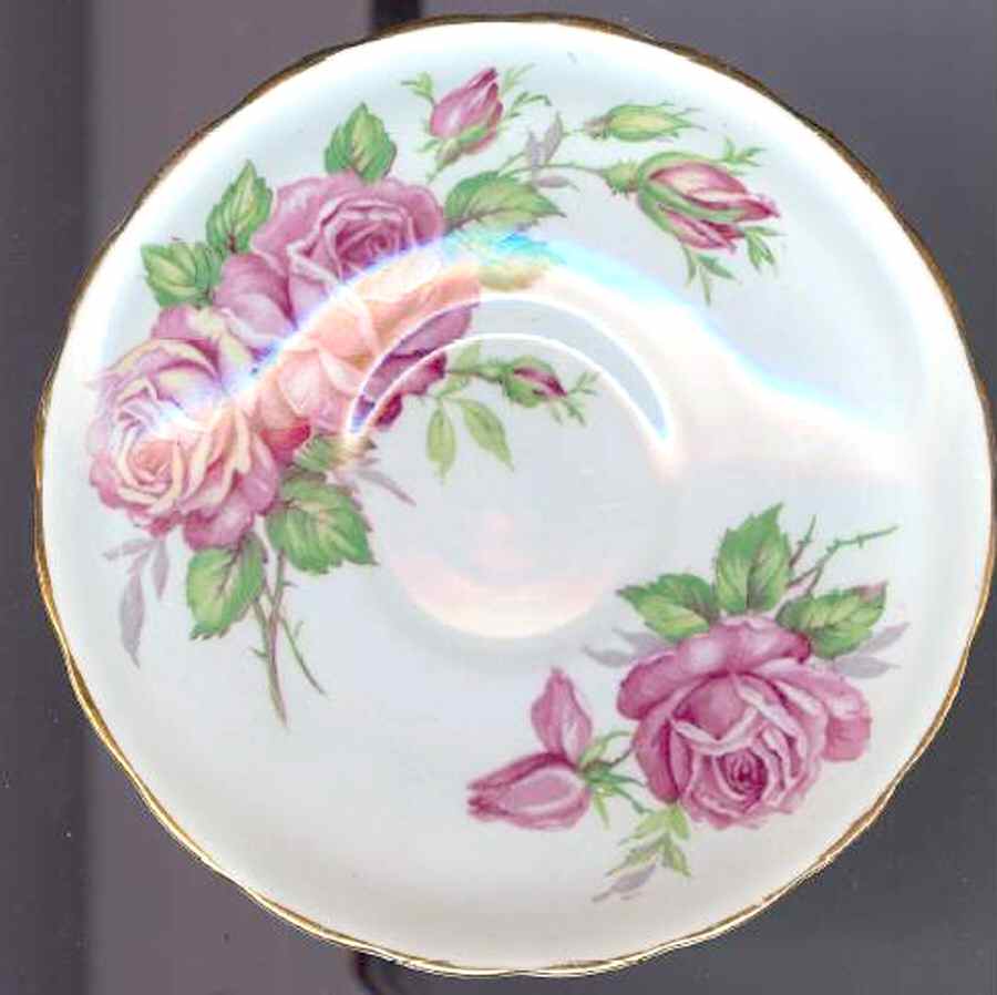 Old Rose Saucer by Cartwright & Edwards-1