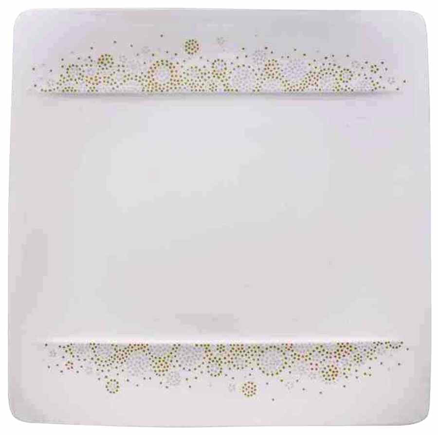 Modern Grace Gray Square Salad Plate by Villeroy & Boch-1