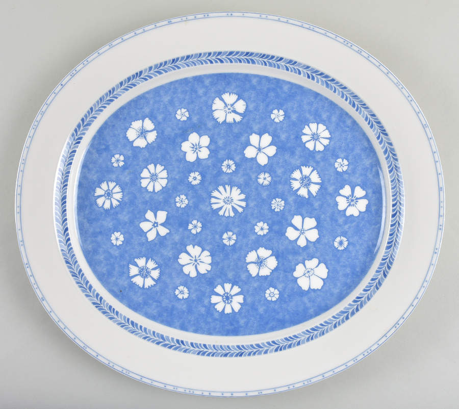 Farmhouse Touch (Decorated) 16" Oval Serving Platter by Villeroy & Boch-1