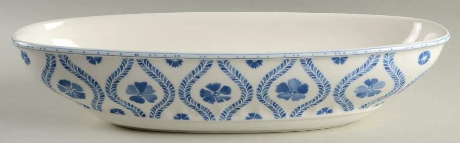 Farmhouse Touch (Decorated) 17" Oval Serving Bowl by Villeroy & Boch-1