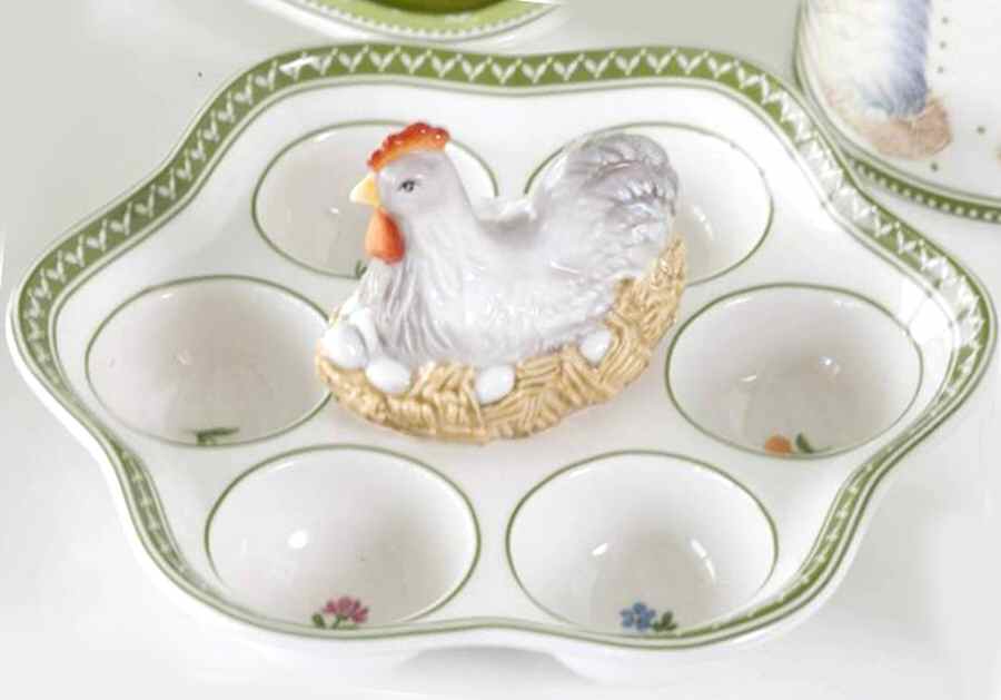 Farmers Spring Egg Plate (Holds 6) by Villeroy & Boch-1