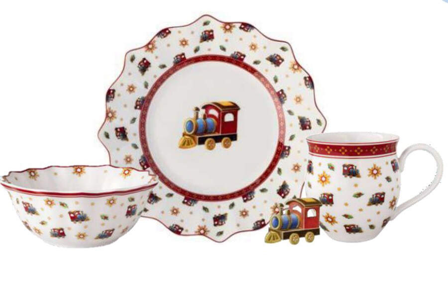 Toy's Delight Breakfast Set -3 pc (BREPM3, BRKBM3, MGBM3) by Villeroy & Boch-1