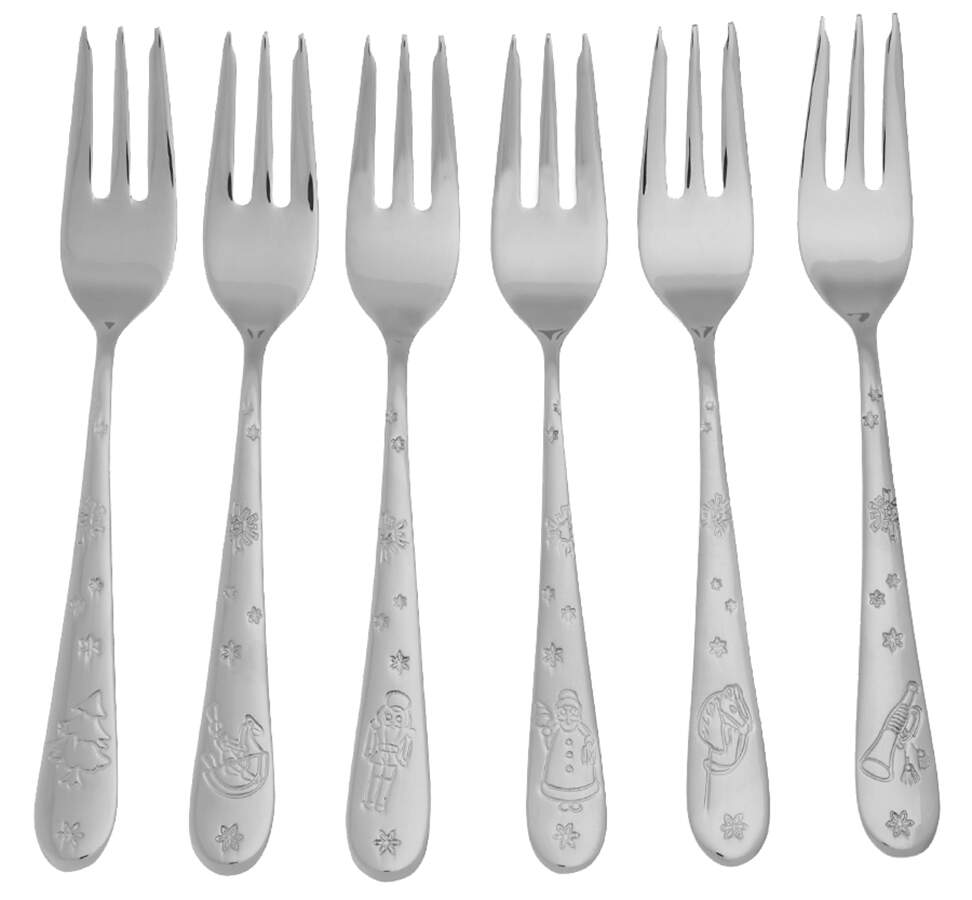 Toy's Delight Individual Pastry Fork - Set of 6 Motifs by Villeroy & Boch-1