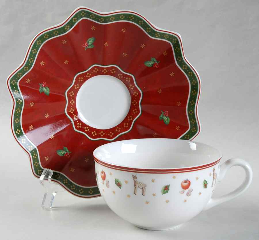 Toy's Delight Flat Cup & Saucer Set by Villeroy & Boch-1