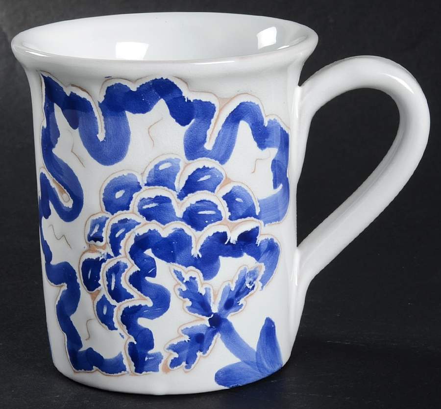 Blu Bianco Mug by Vietri (Italy)-1