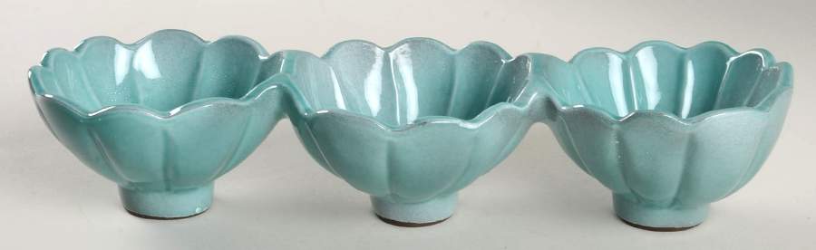 Incanto Aqua 3-Part Relish by Vietri (Italy)-1