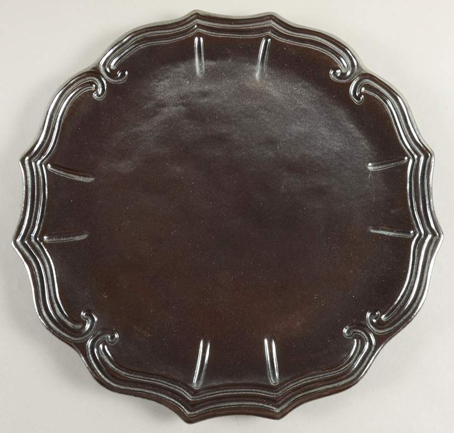 Incanto Metallic Service Plate (Charger) by Vietri (Italy)-1
