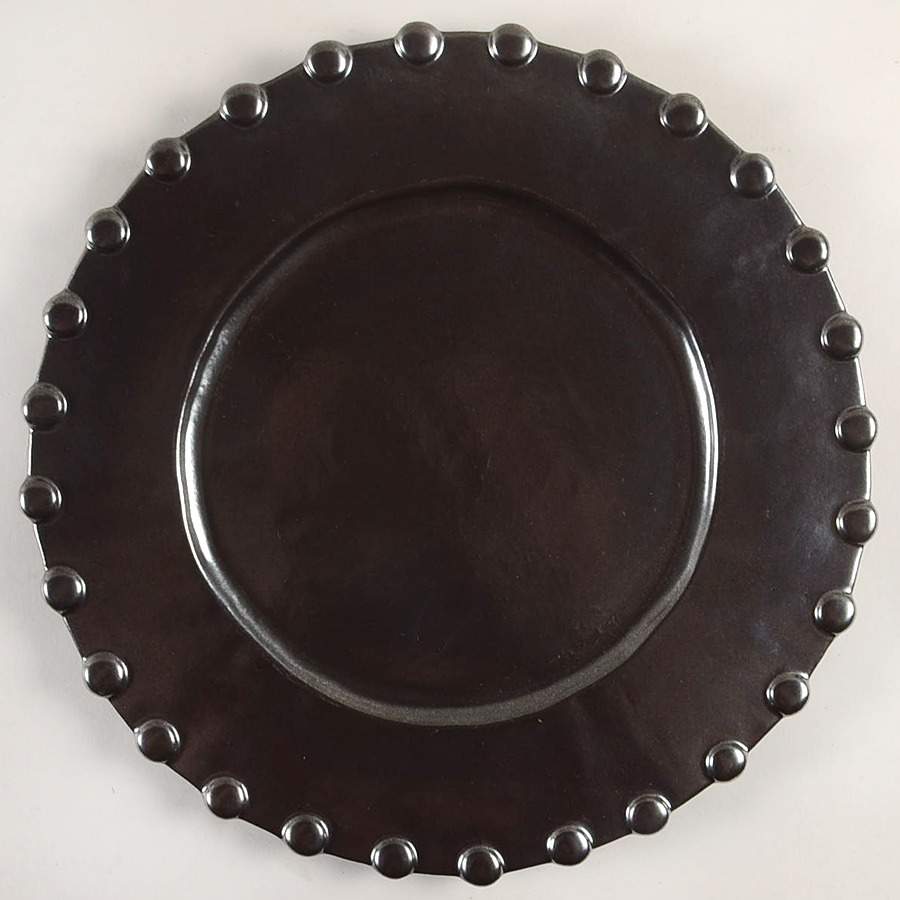 Incanto Metallic Service Plate (Charger) by Vietri (Italy)-1