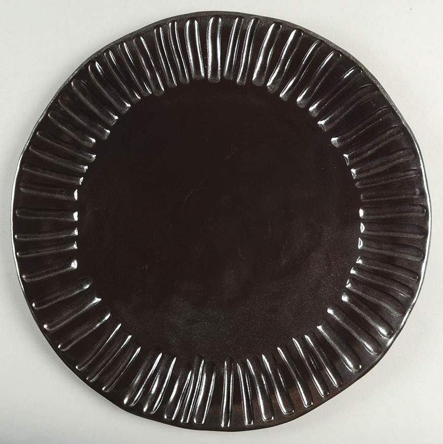 Incanto Metallic Service Plate (Charger) by Vietri (Italy)-1