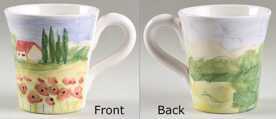 Sara's Vista Mug by Vietri (Italy)-1