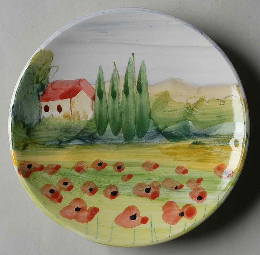 Sara's Vista Canape Plate by Vietri (Italy)-1