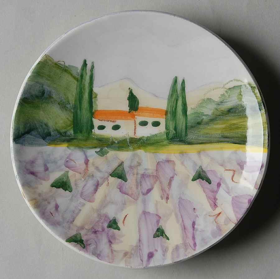 Sara's Vista Canape Plate by Vietri (Italy)-1