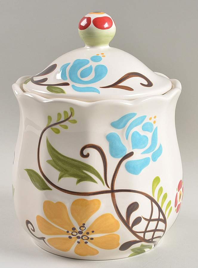 Jardine Large Canister & Lid by Vida By Eva Mendes-1
