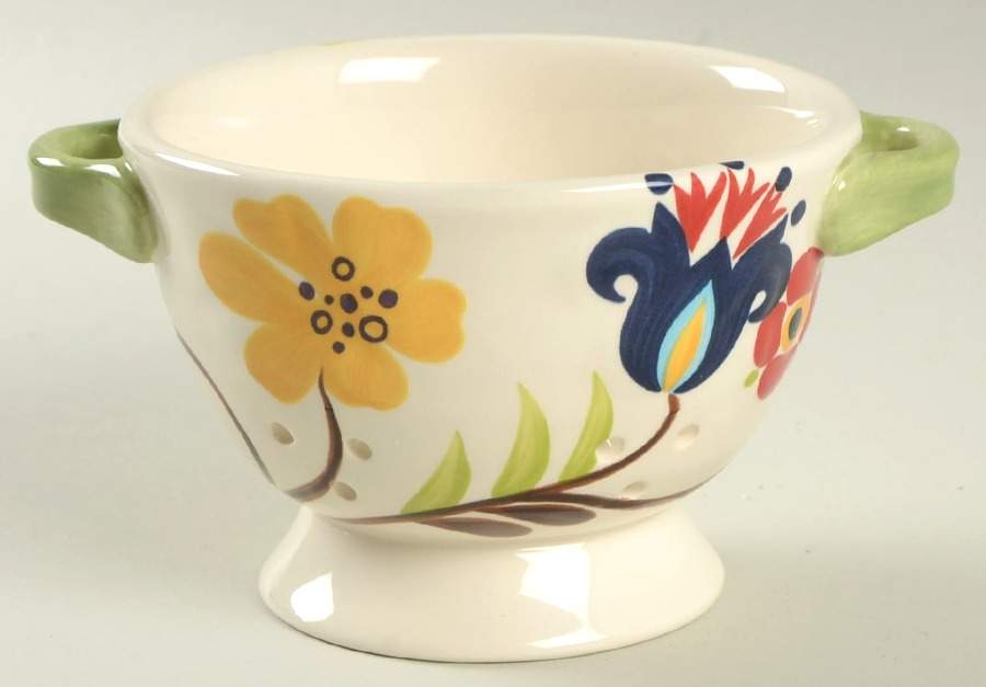 Jardine Small Ceramic Colander by Vida By Eva Mendes-1