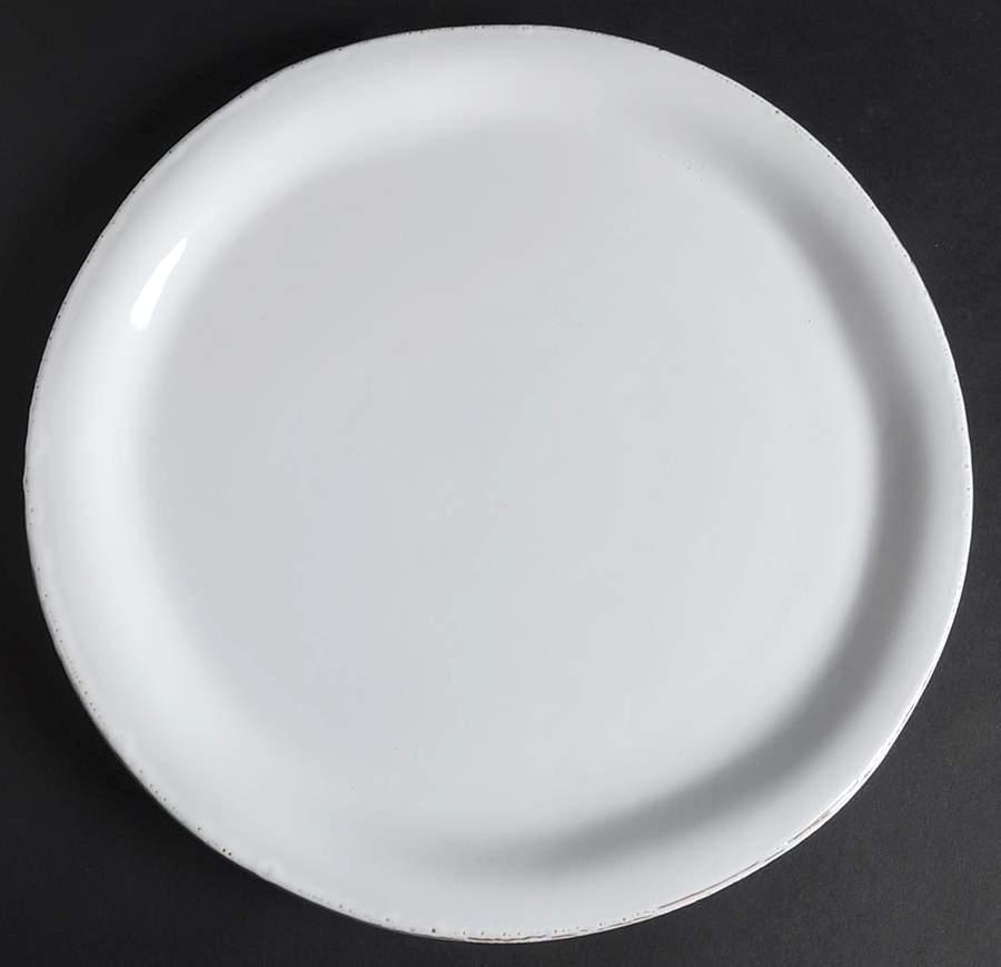 Blanco Dinner Plate by Vietri (Italy)-1