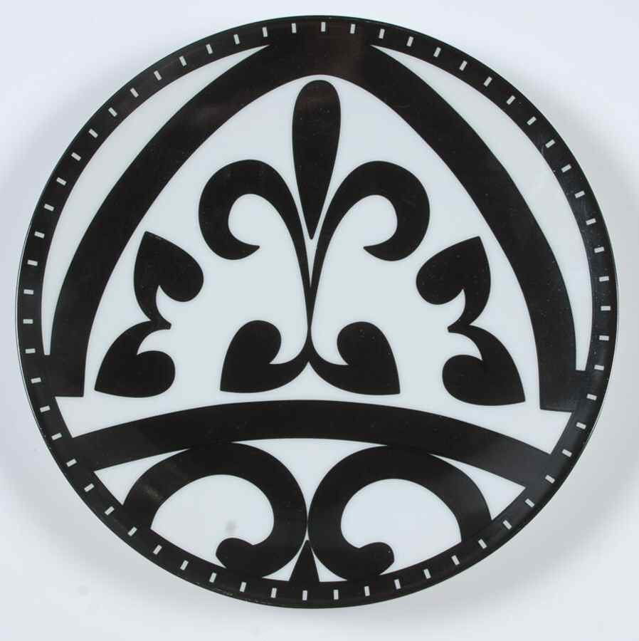 Rialto Black Salad Plate by Vellum-1