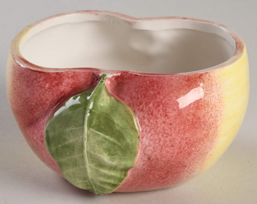 Fruits Sculpted Box-No Lid by Vietri (Italy)-1