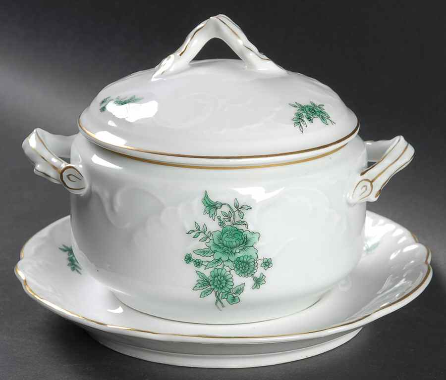 VIA107 Round Gravy Boat & Lid with Underlate by Vista Alegre-1