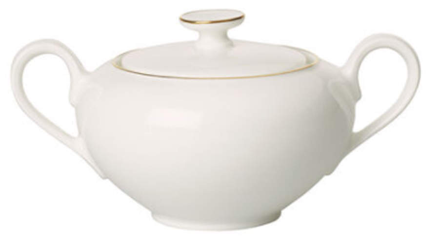 Anmut Gold Sugar Bowl & Lid by Villeroy & Boch-1