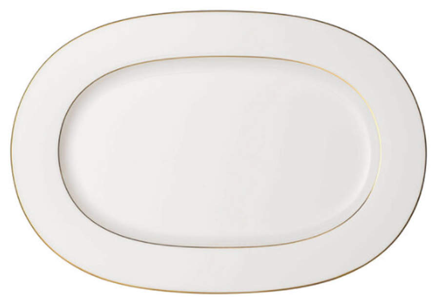 Anmut Gold 16" Oval Serving Platter by Villeroy & Boch-1