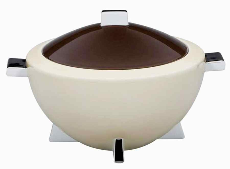 Chocolate Tureen &  Lid by Vista Alegre-1