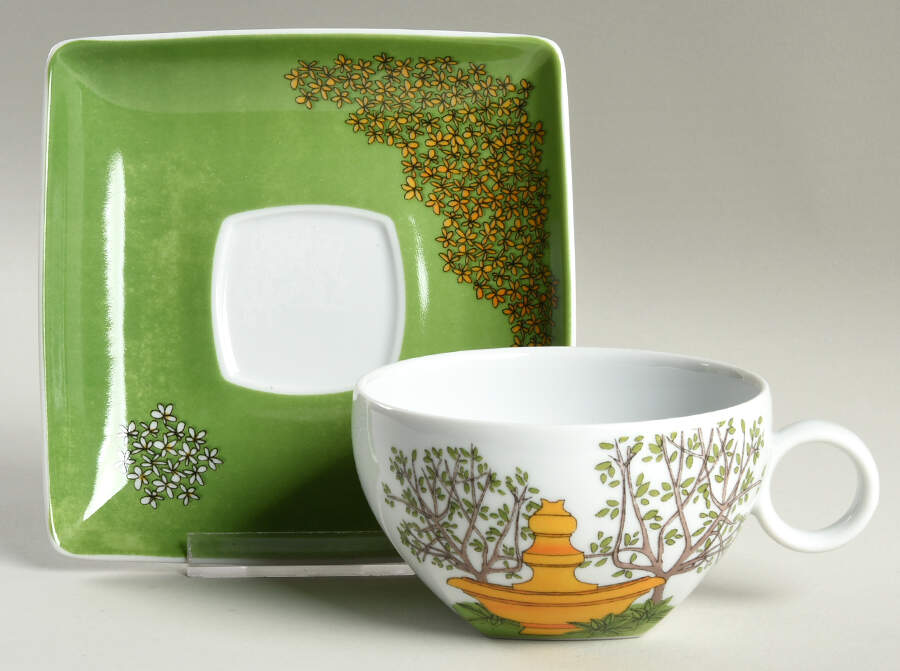 Alma de Lisboa Flat Cup & Saucer Set by Vista Alegre-1