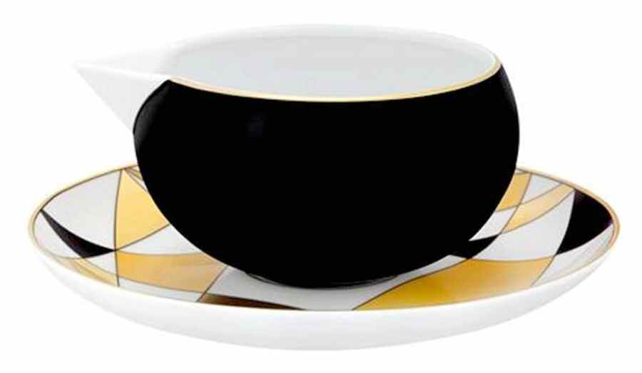 Arlequim Gravy Boat & Underplate by Vista Alegre-1