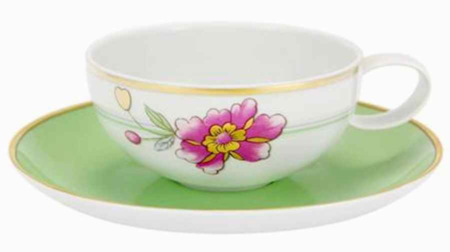 Avalon Flat Cup & Saucer Set by Vista Alegre-1