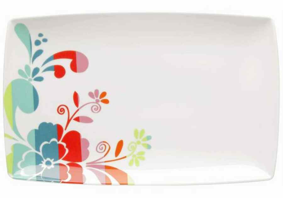 Brasilia 12" Rectangular Serving Platter by Vista Alegre-1
