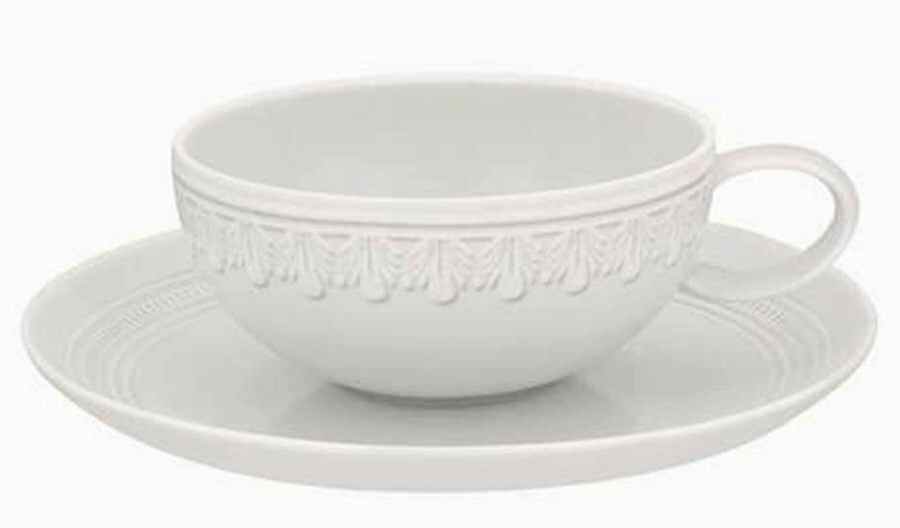 Ornament Flat Cup & Saucer Set by Vista Alegre-1