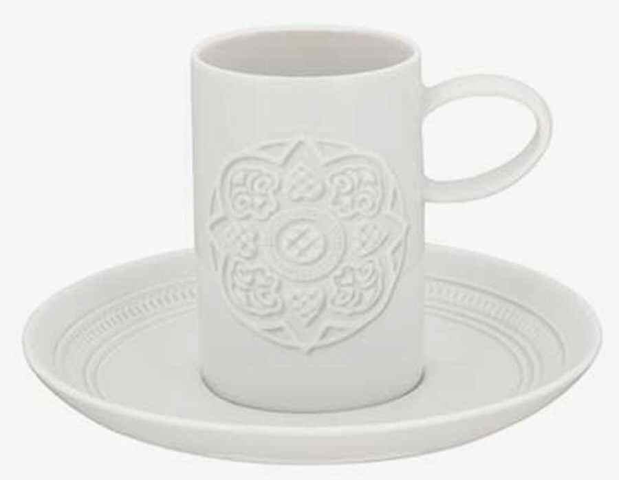 Ornament Flat Demitasse Cup & Saucer Set by Vista Alegre-1