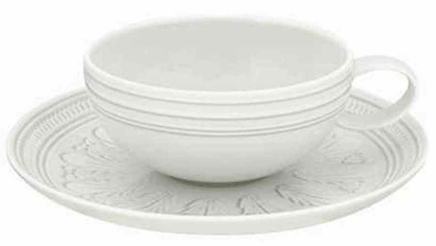Ornament Flat Cup & Saucer Set by Vista Alegre-1