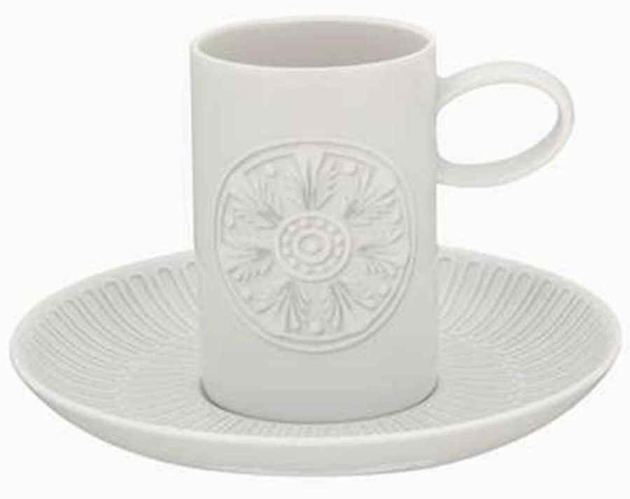Ornament Flat Demitasse Cup & Saucer Set by Vista Alegre-1