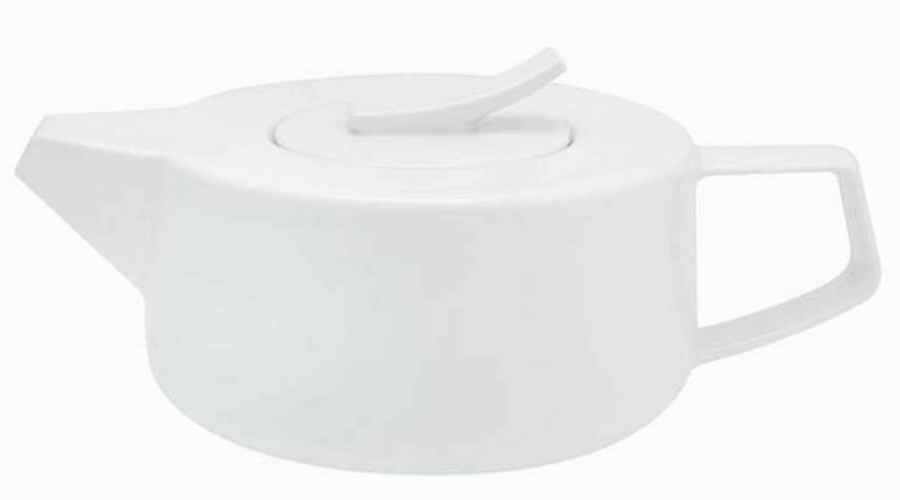 Silk Road White Teapot & Lid by Vista Alegre-1