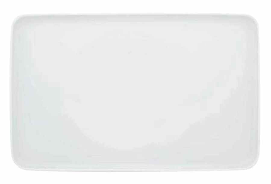 Silk Road White 16" Rectangular Serving Platter by Vista Alegre-1